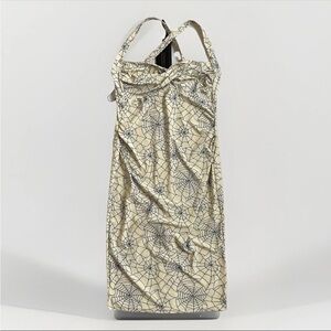 Denialle Von Fitch Women’s Xl Stretchy Form Fitting Spider Web Wiggle Dress